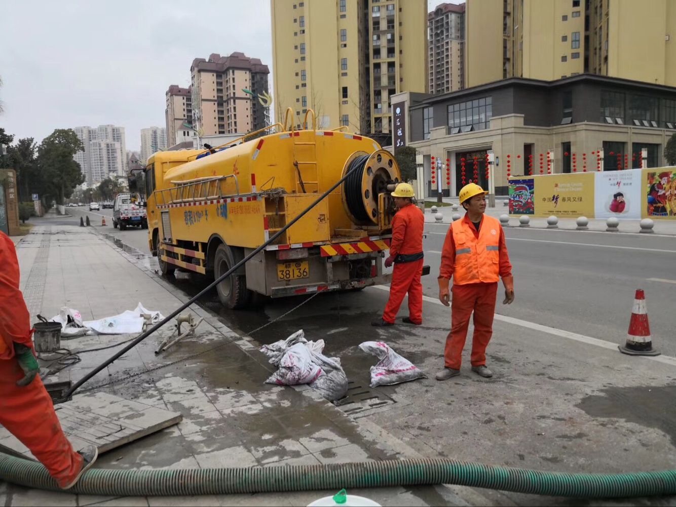 阿克塞排污管道清淤-管道清洗