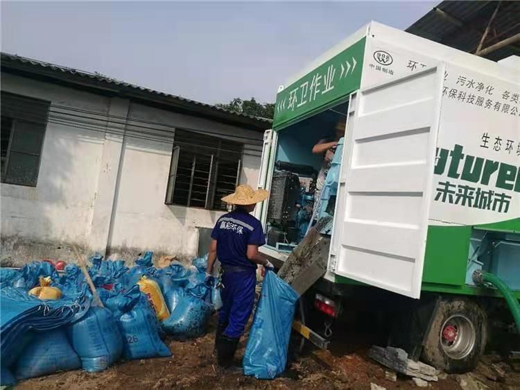 阿克塞工业污泥压干处理