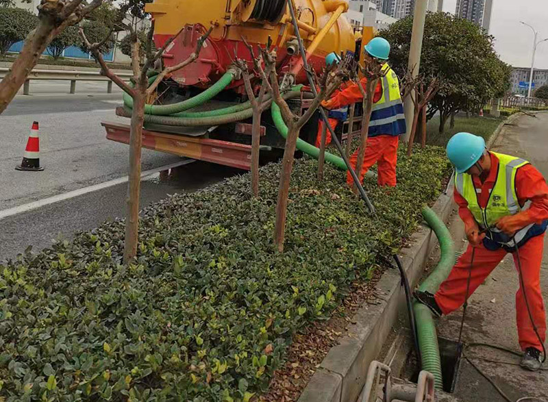 阿克塞市政管道清淤